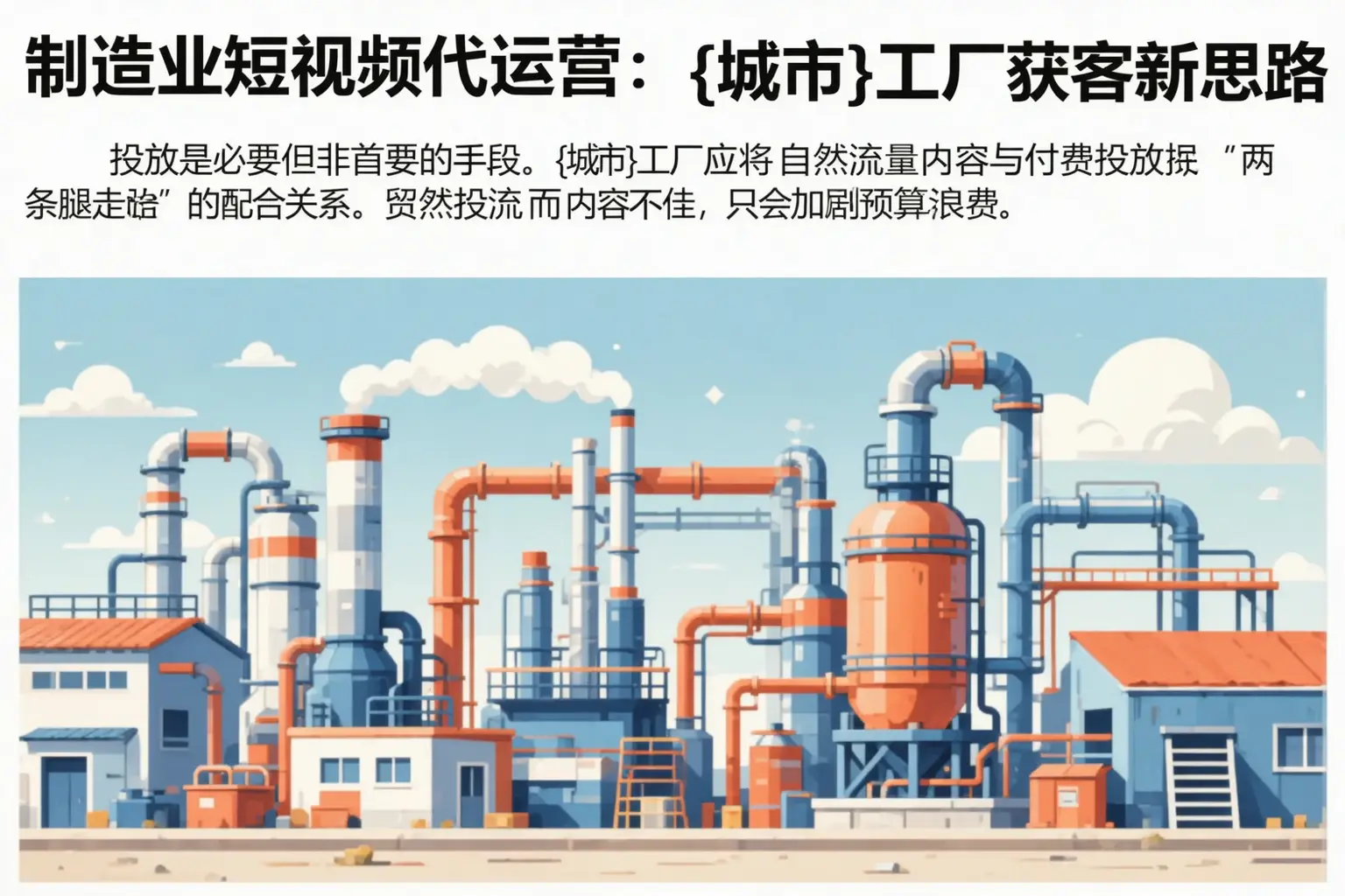 制造业短视频代运营:叶集工厂获客新思路
